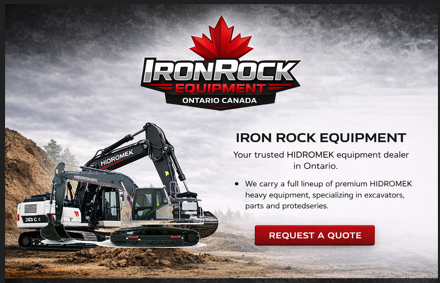 Iron Rock Equipment hero banner
